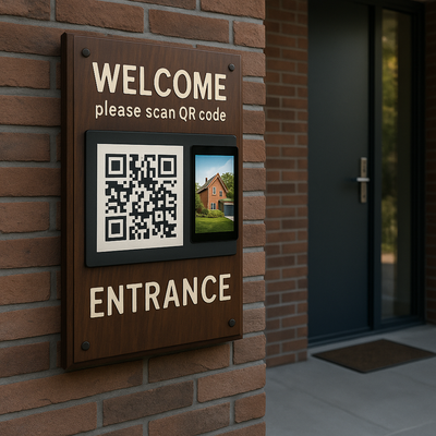 שלטים עם חוויית משתמש אינטראקטיבית – QR, תמונות חיות ועוד