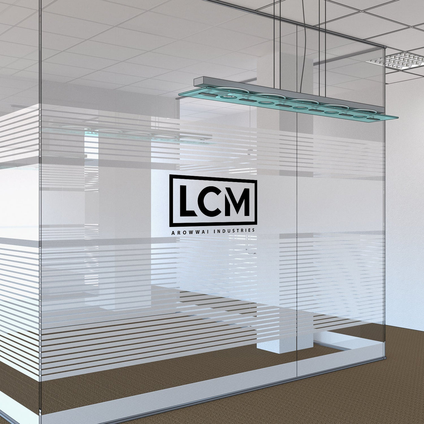 מדבקה שקופה לחלונות עם כל פרטי העסק במגוון גדלים החל מ - ₪49 - שלט לדלת